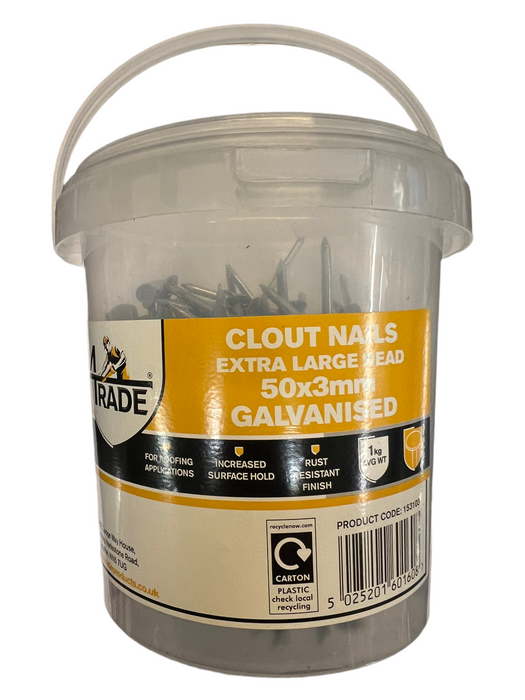 Galvanised Clout Nails