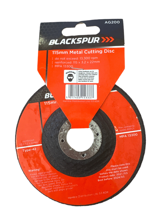 Cutting Disc Metal 115 X 3.2mm