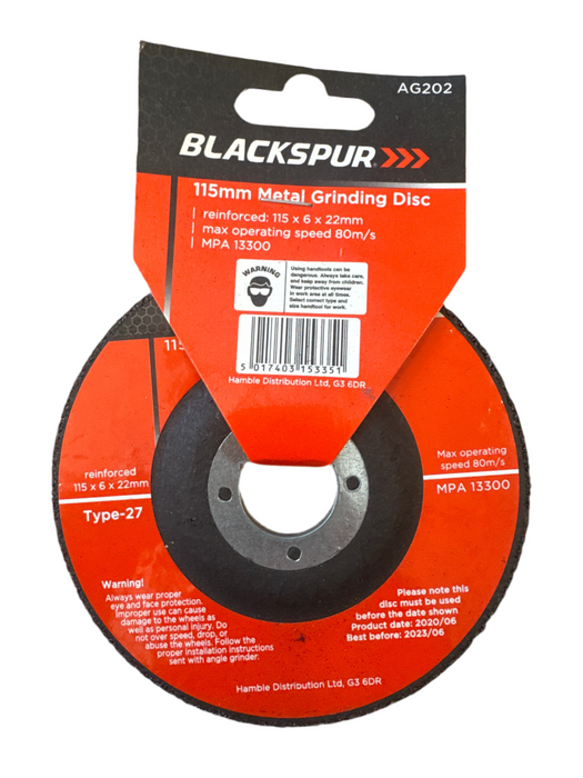 Cutting Disc Metal 115 X 6mm
