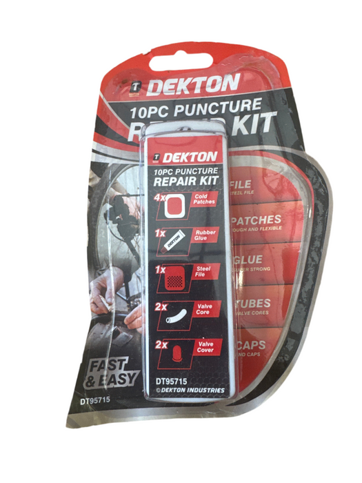 Dekton 10pc Puncture Repair Kit