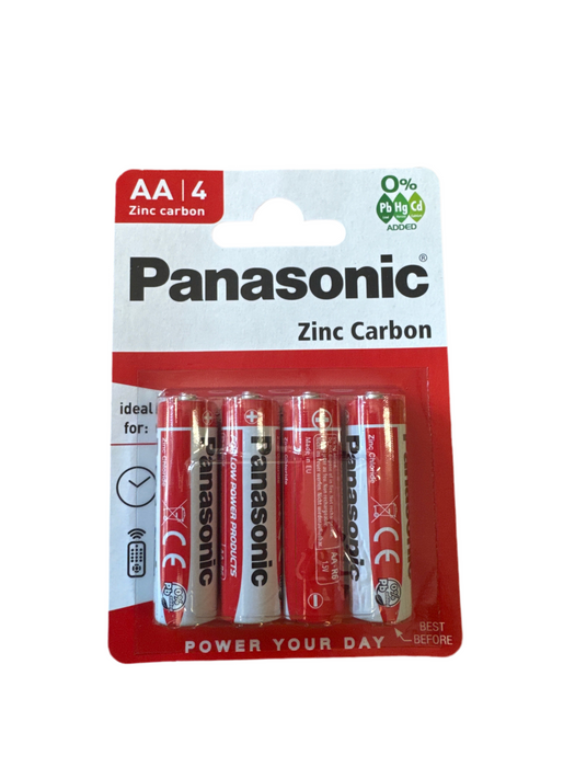 Panasonic AA Zinc Carbon batteries