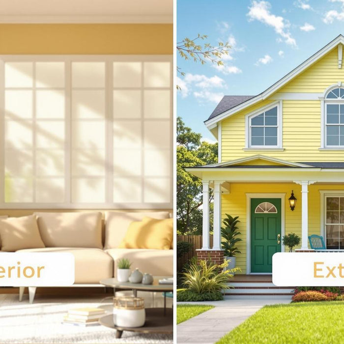 Choosing the Right Paint: Interior vs Exterior