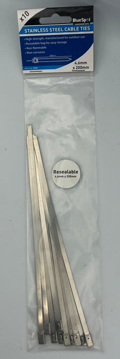 Stainless Steel Cable Ties - 200mm